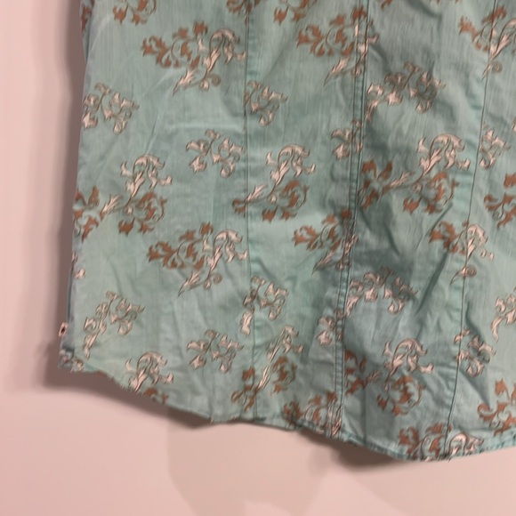 Pearl snap western cowgirl button down M - Picture 7 of 12